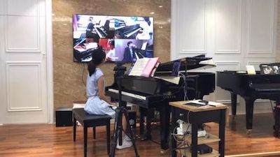 云顶集团特邀艺术家浙江音乐学院钢琴系丁阳博士Hybrid远程教育大师班+音乐会圆满成功